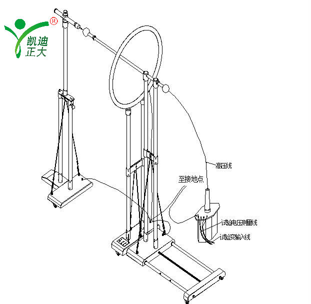 35KV驗(yàn)電器試驗(yàn)裝置（遙控型）組裝及試驗(yàn)接線方法