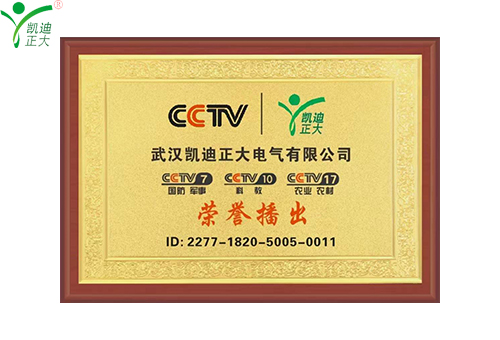 凱迪正大登上CCTV央視廣告，全力打造品牌新高度